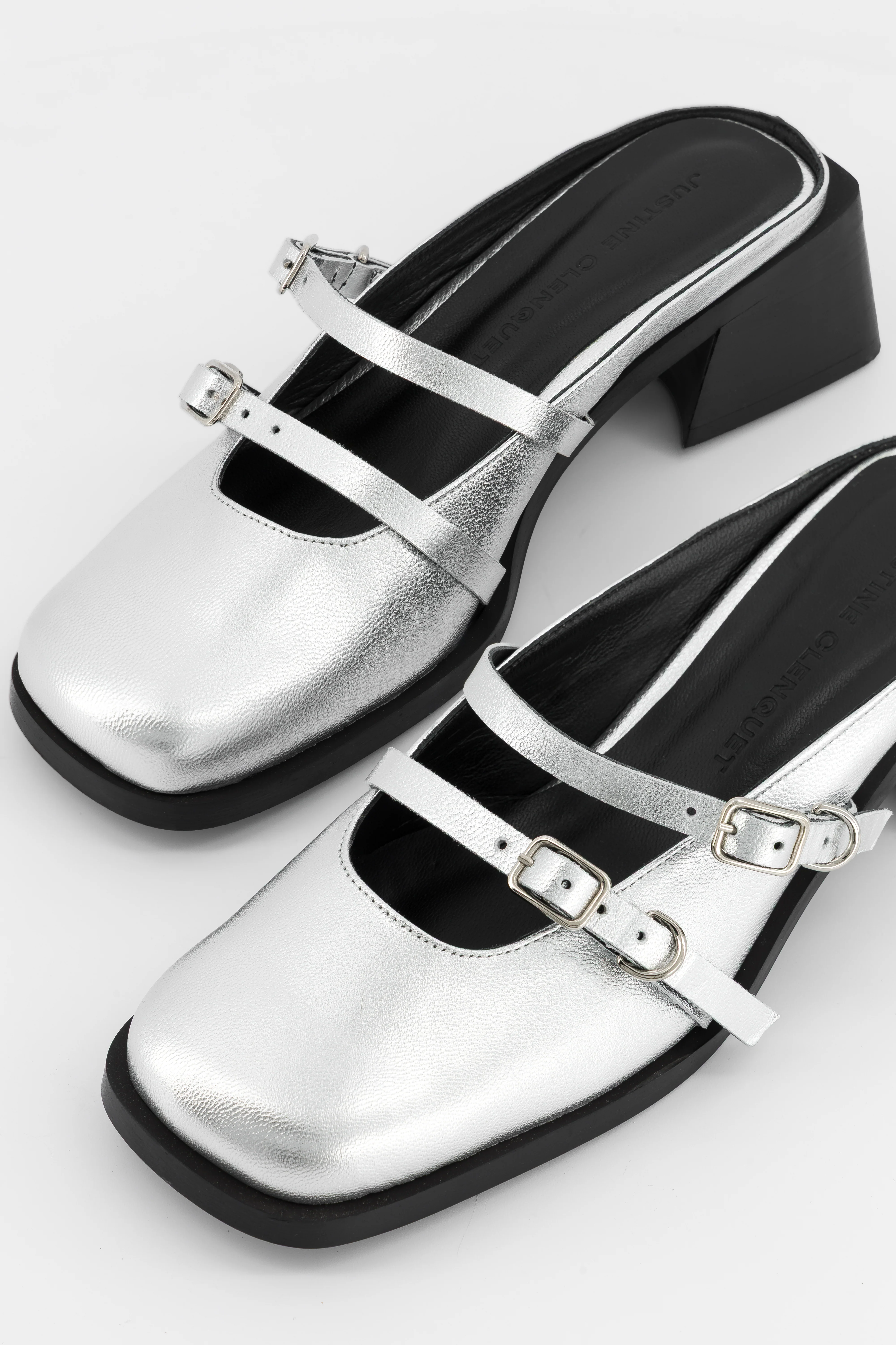 Andie silver mules - Image 5