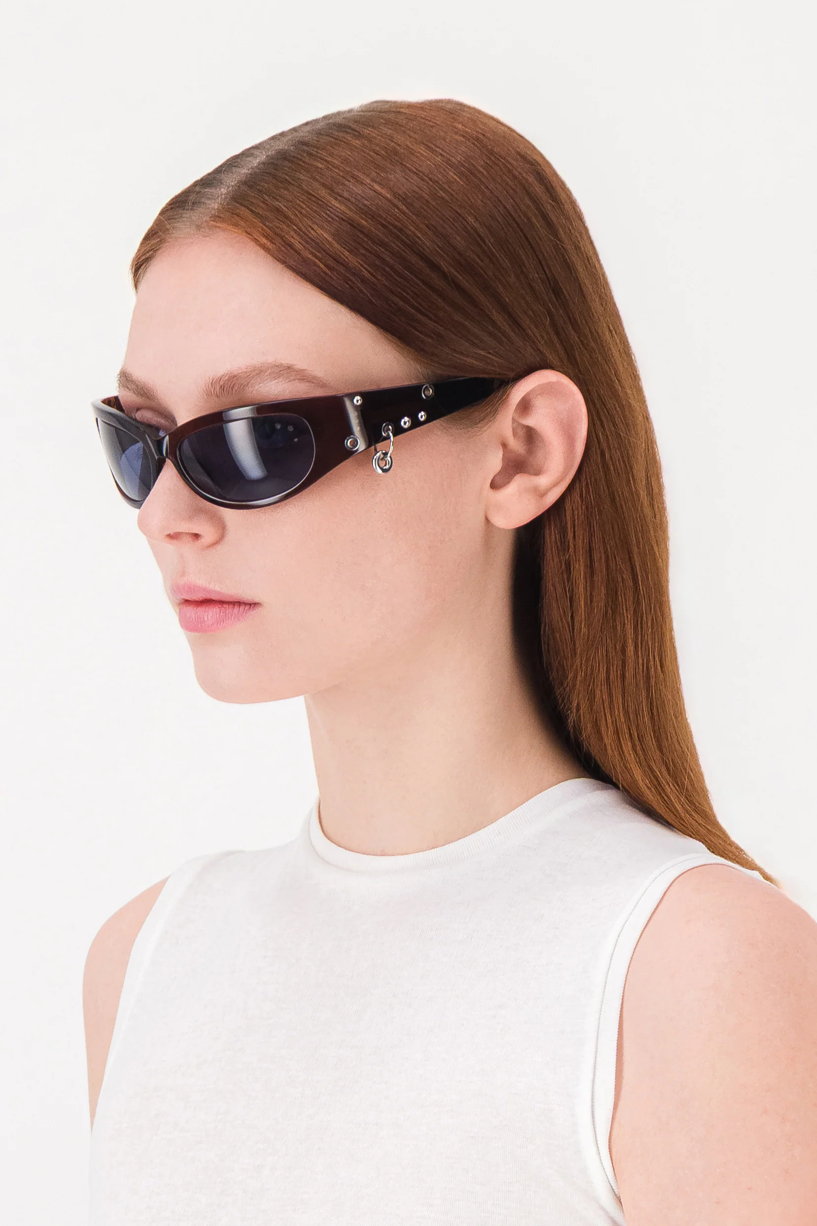 Clara brown sunglasses - Image 5