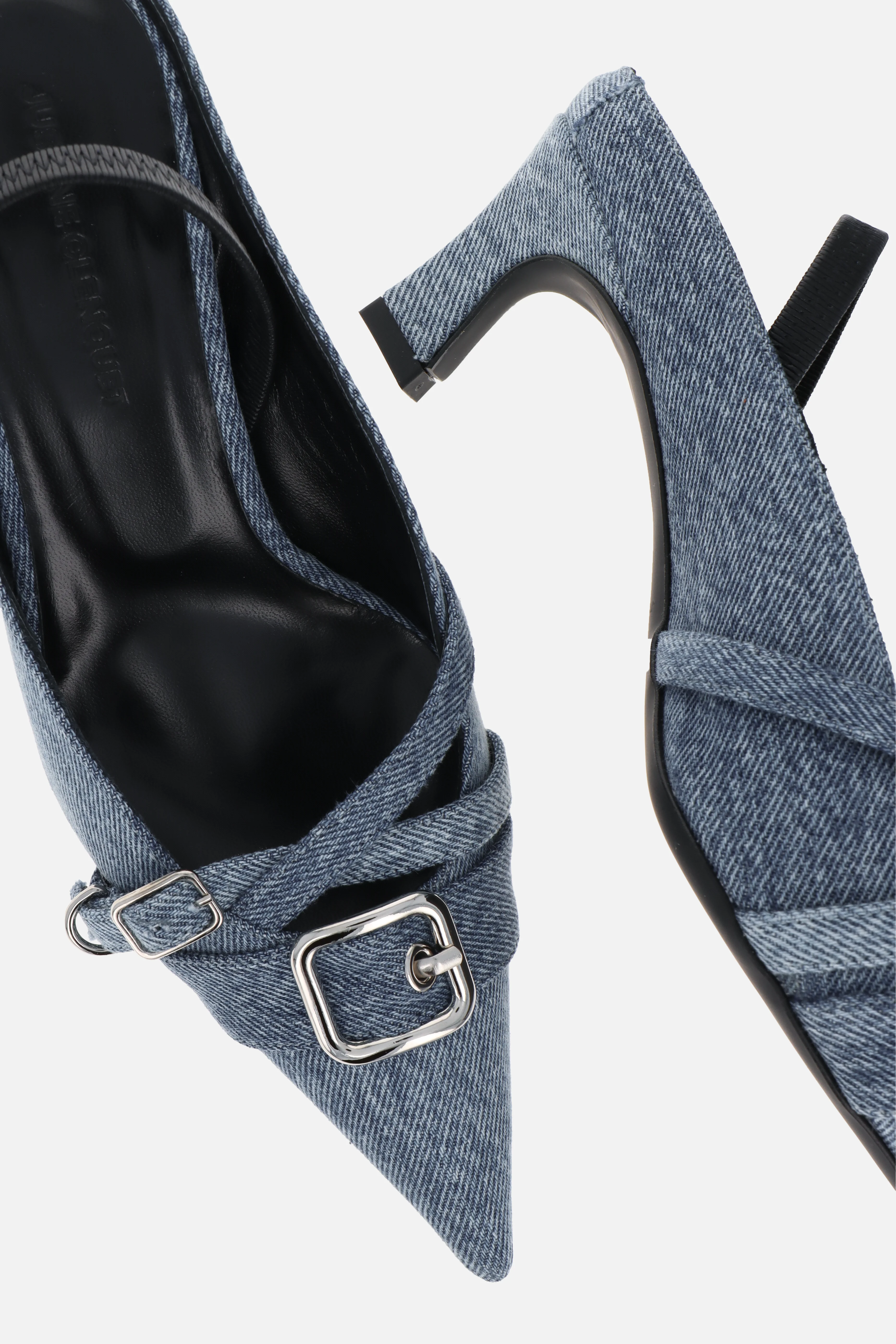 Joan denim blue slingbacks - Image 5