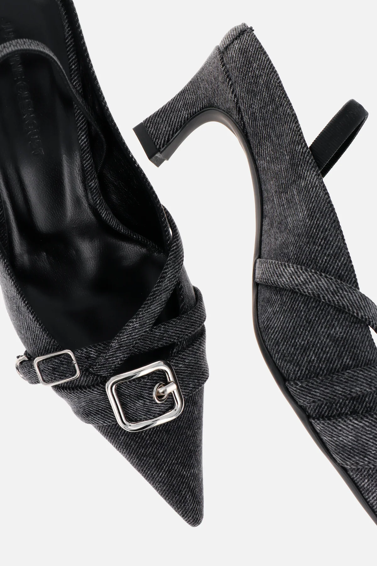 Joan denim zinc slingbacks - Image 3