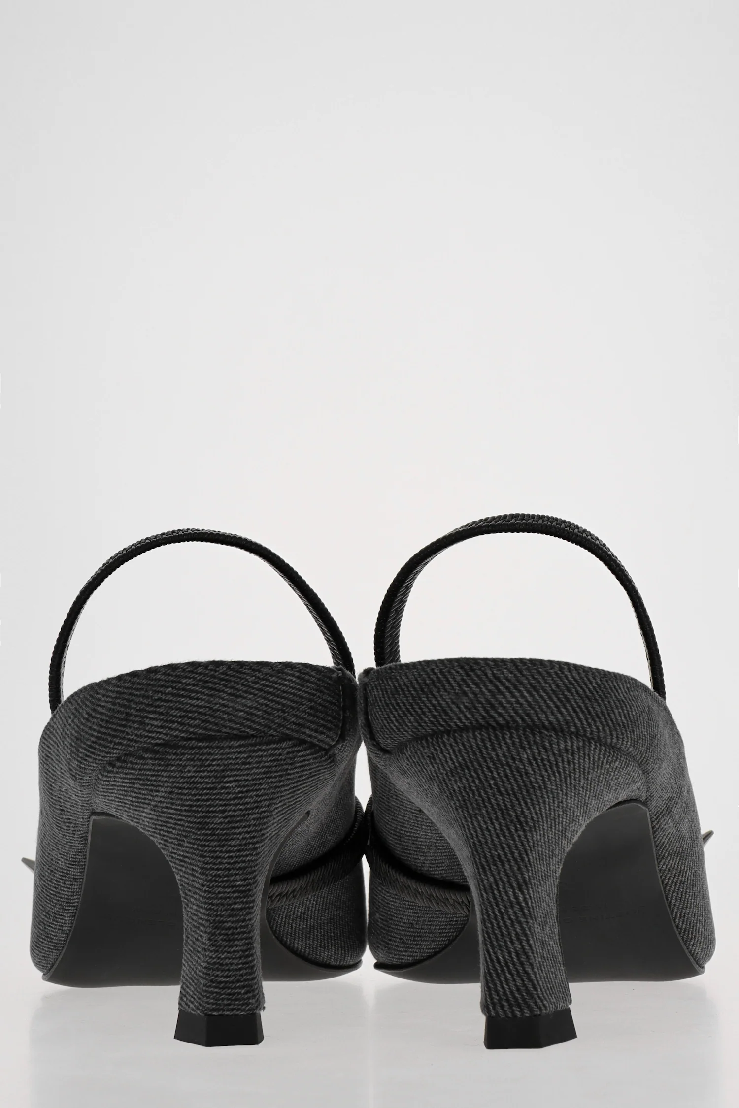 Joy denim grey slingbacks - Image 4