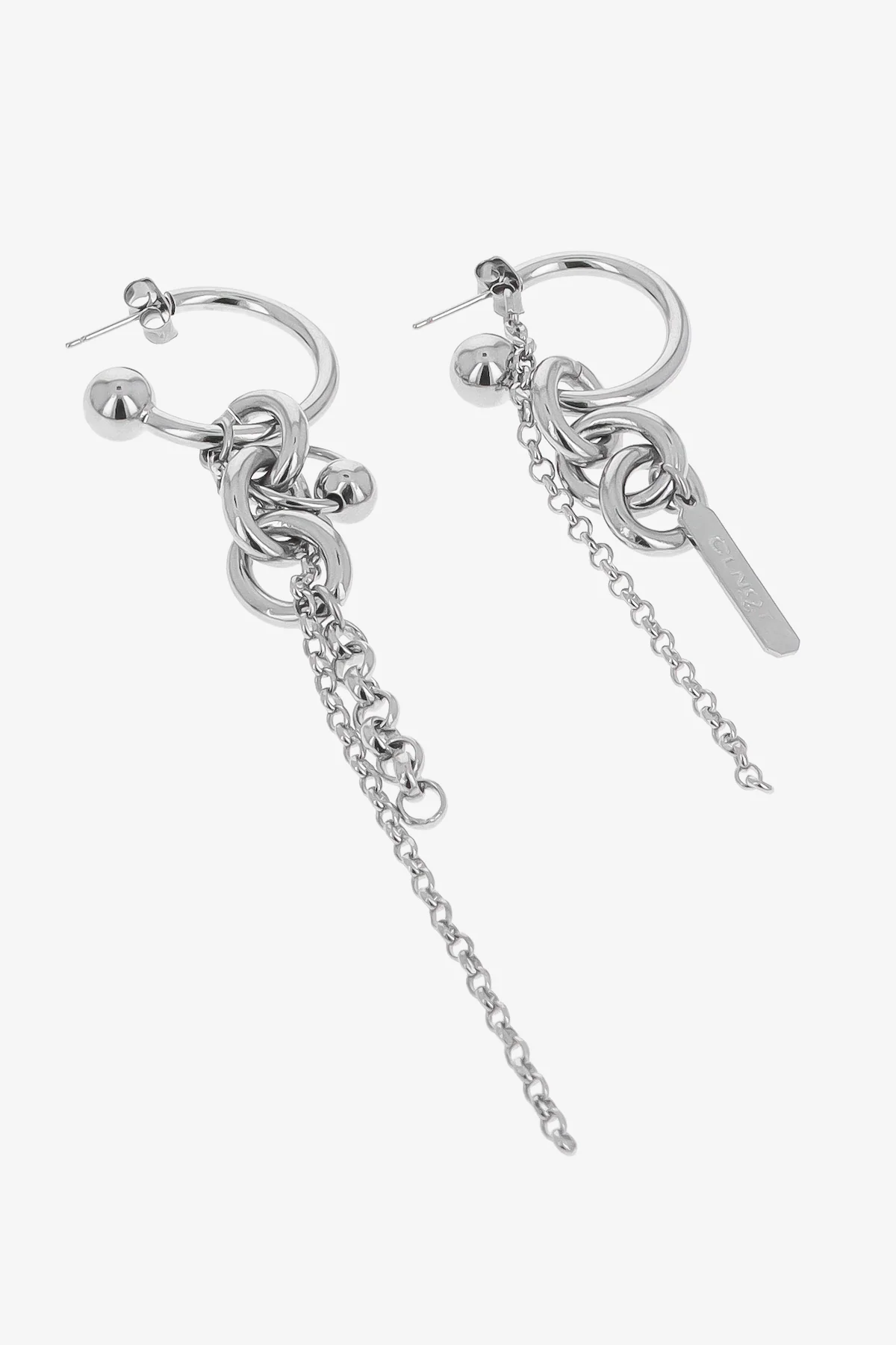 Lewis silver earrings - Image 3