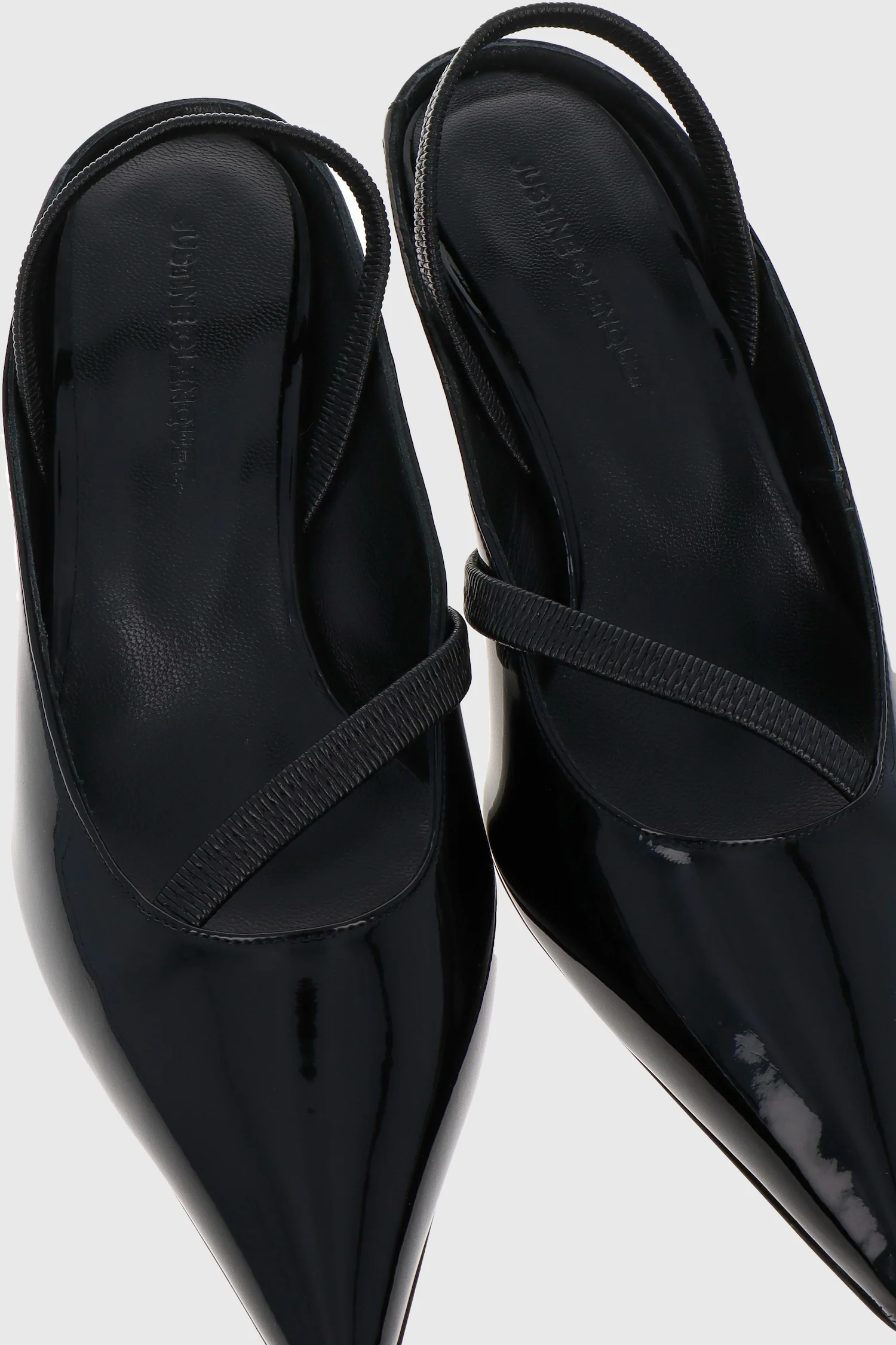 Sofia black patent slingbacks - Image 4
