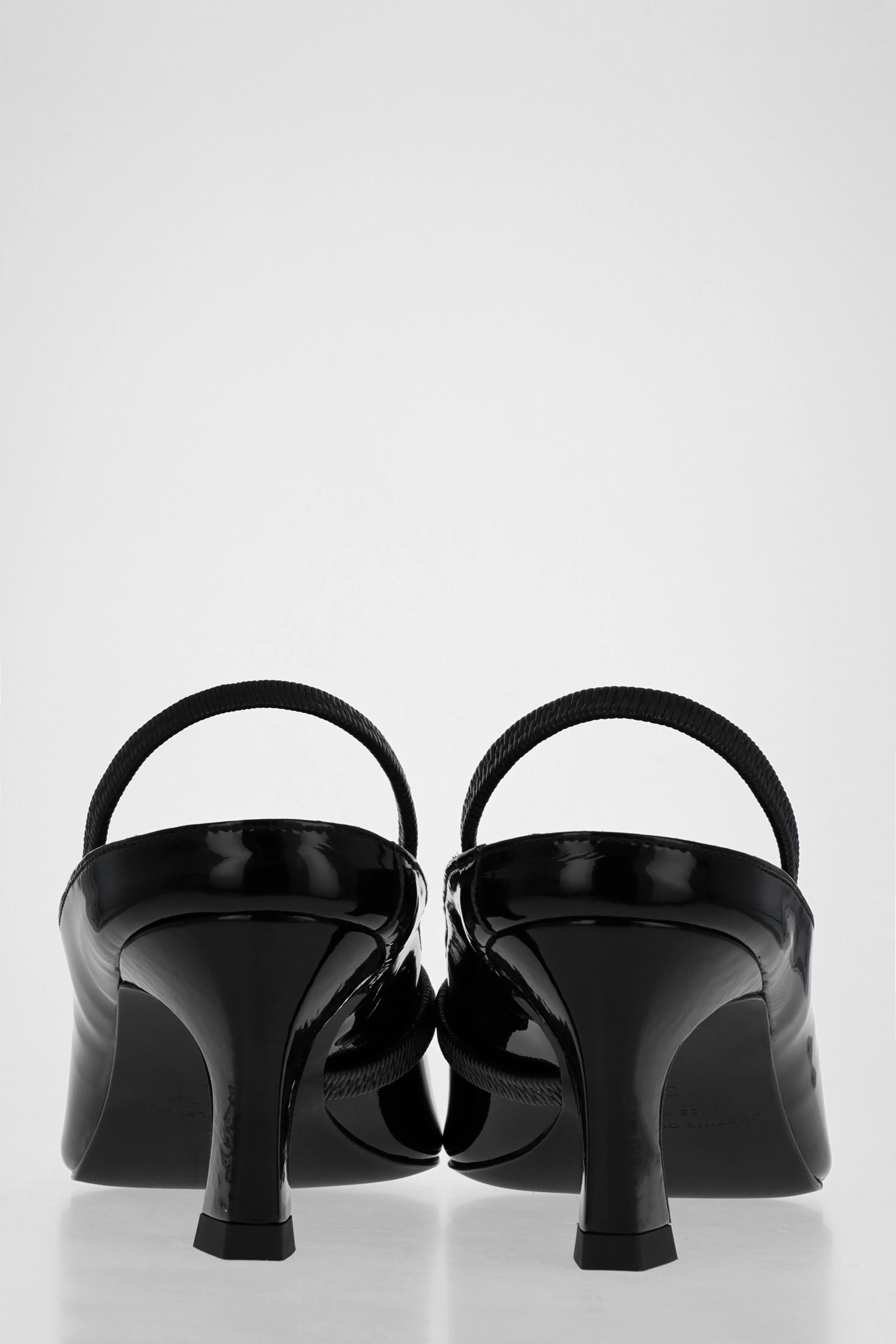 Sofia black patent slingbacks - Image 5